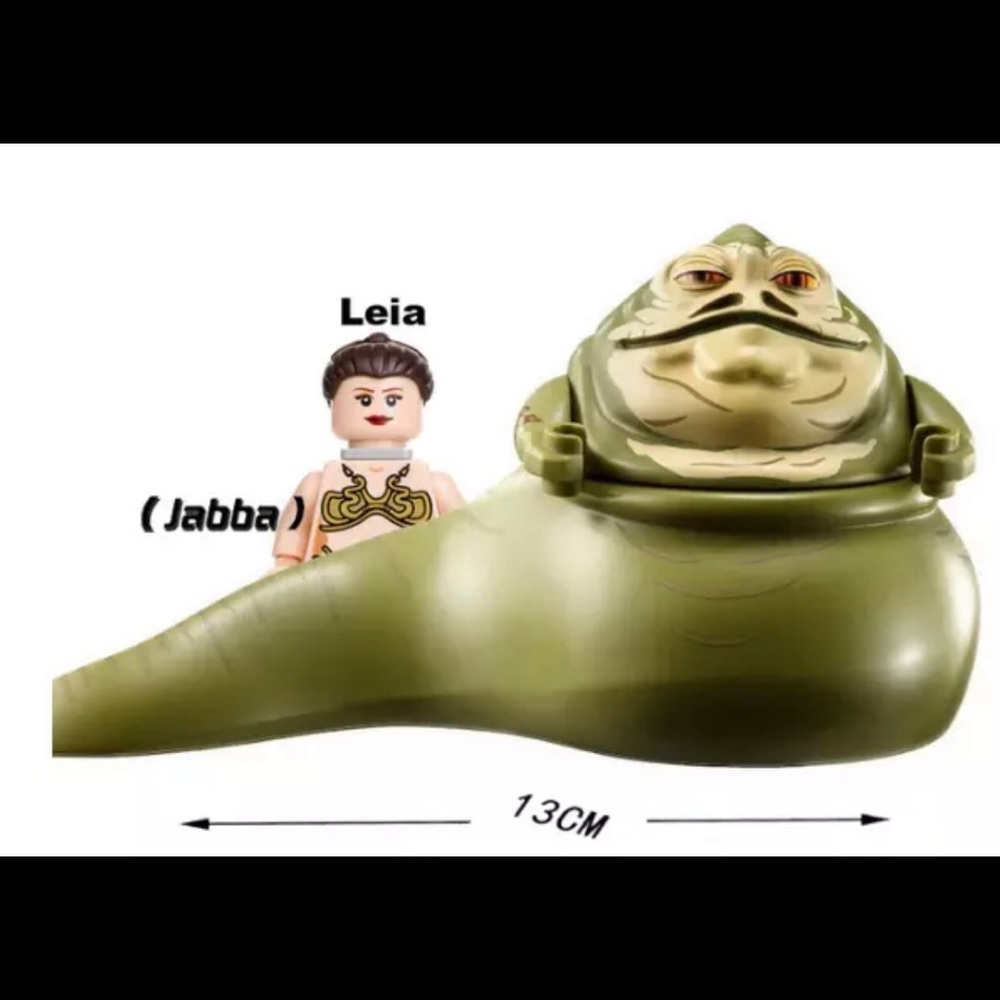 COPY - Star Wars Jabba Hutt princess Leia compatible Lego